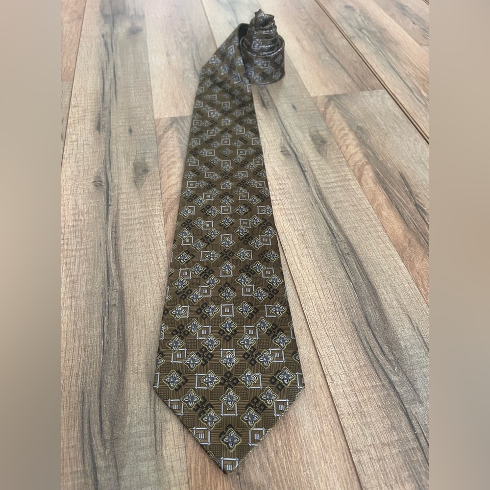 Robert Talbott Men's Brown Patterned Tie - image 1